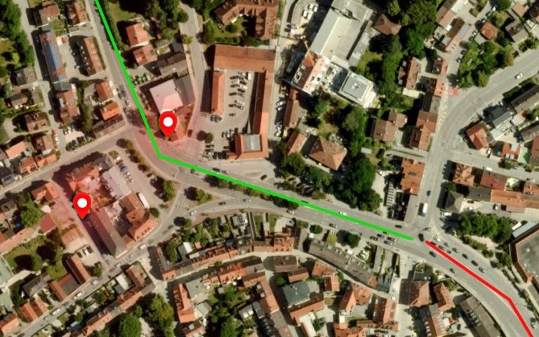 Analyse der Radstrecken auf dem Schulweg