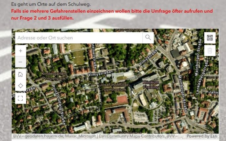 Beispiel aus der Umfrage